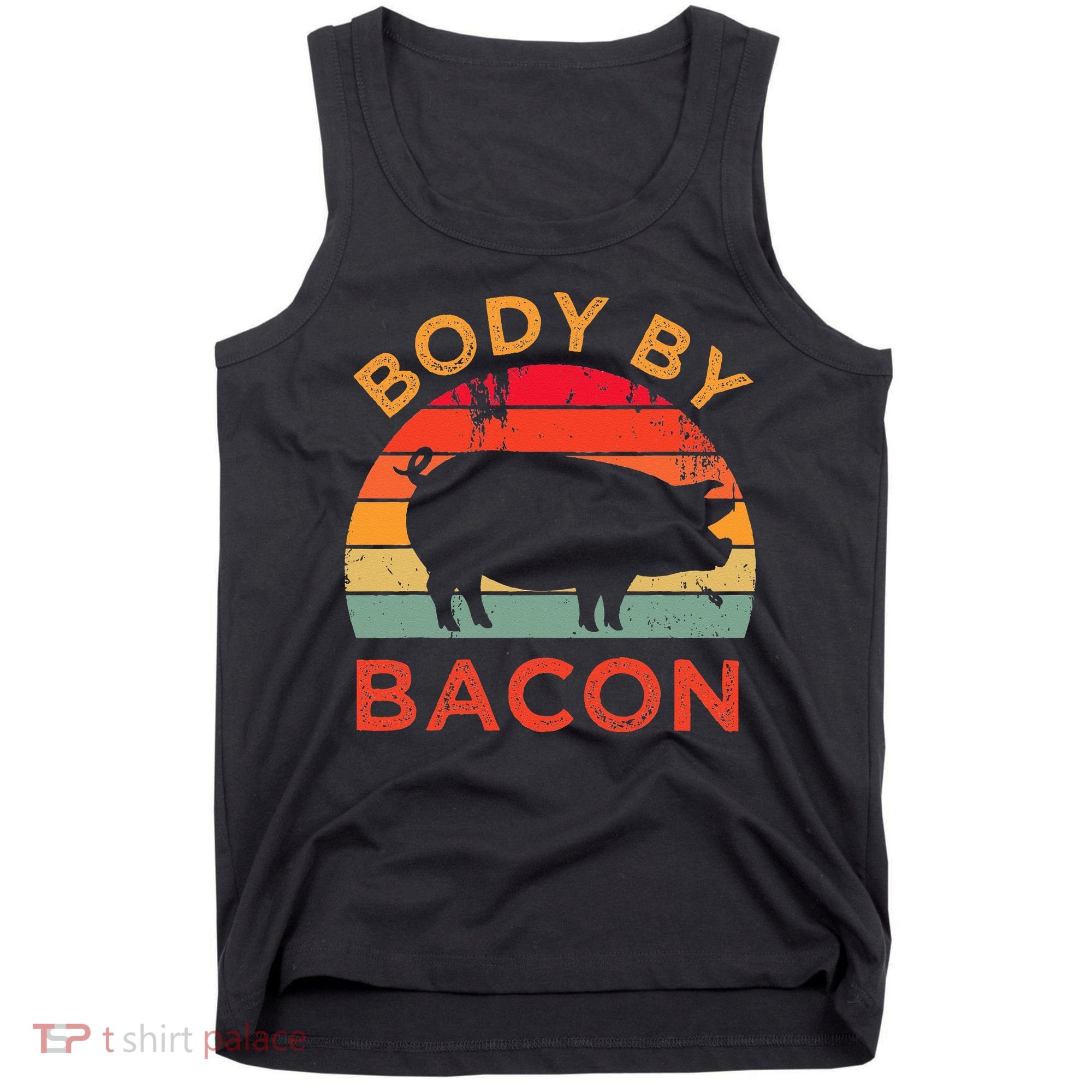Body By Bacon For Low Carb High Fat Ketogenic Diet Tank Top