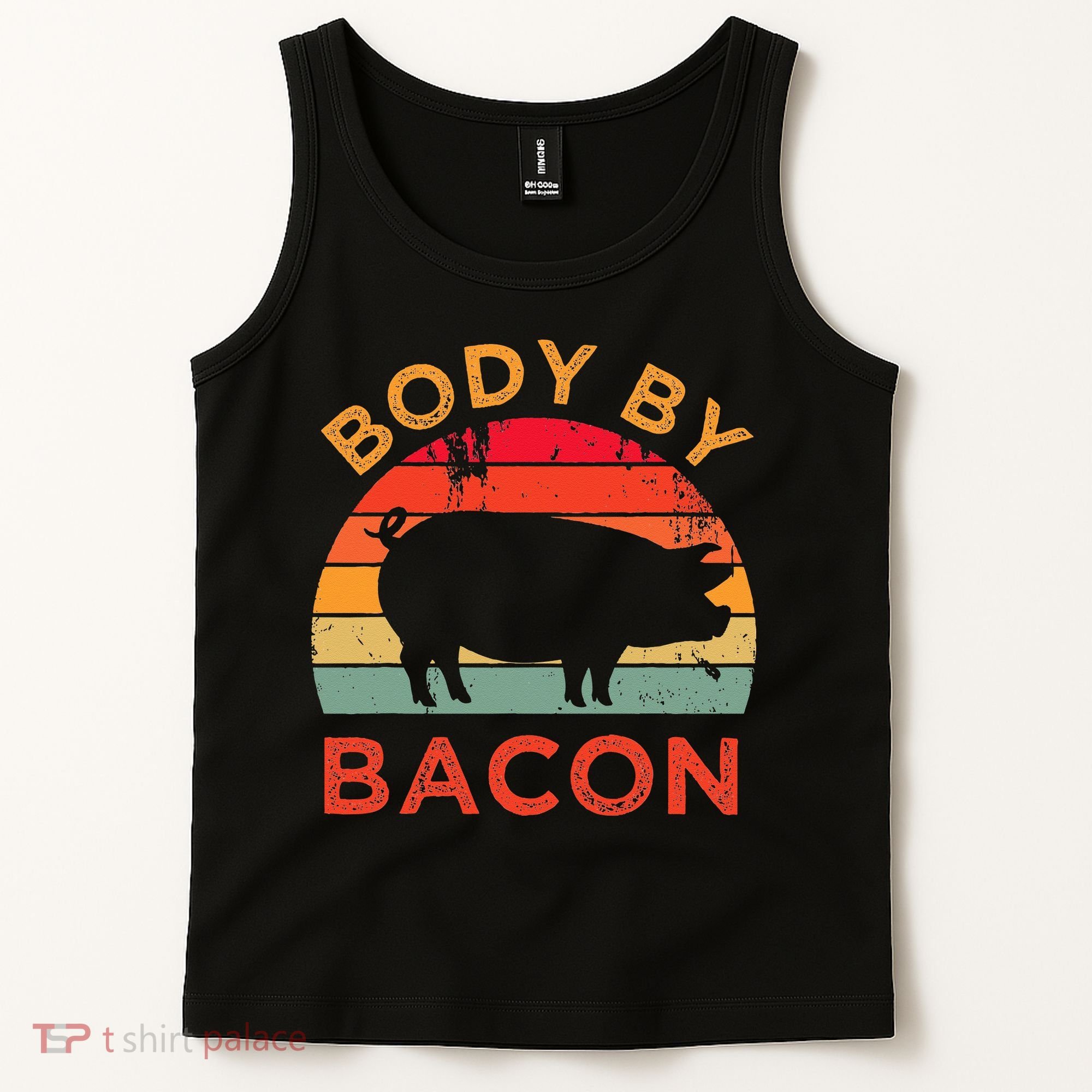 Body By Bacon For Low Carb High Fat Ketogenic Diet Tank Top