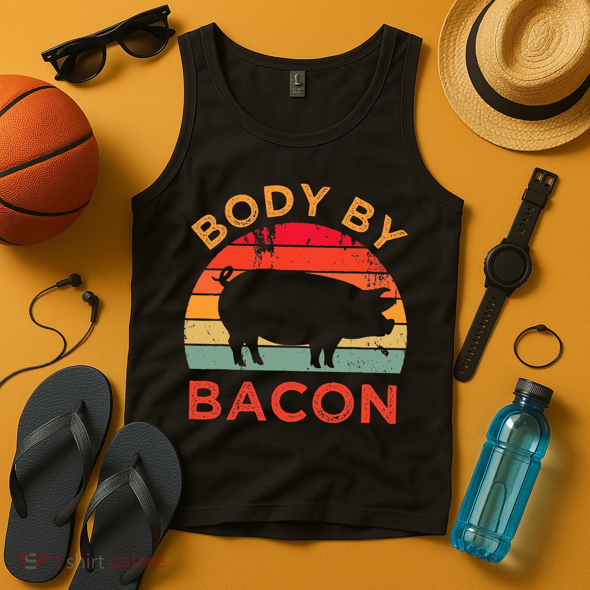 Body By Bacon For Low Carb High Fat Ketogenic Diet Tank Top