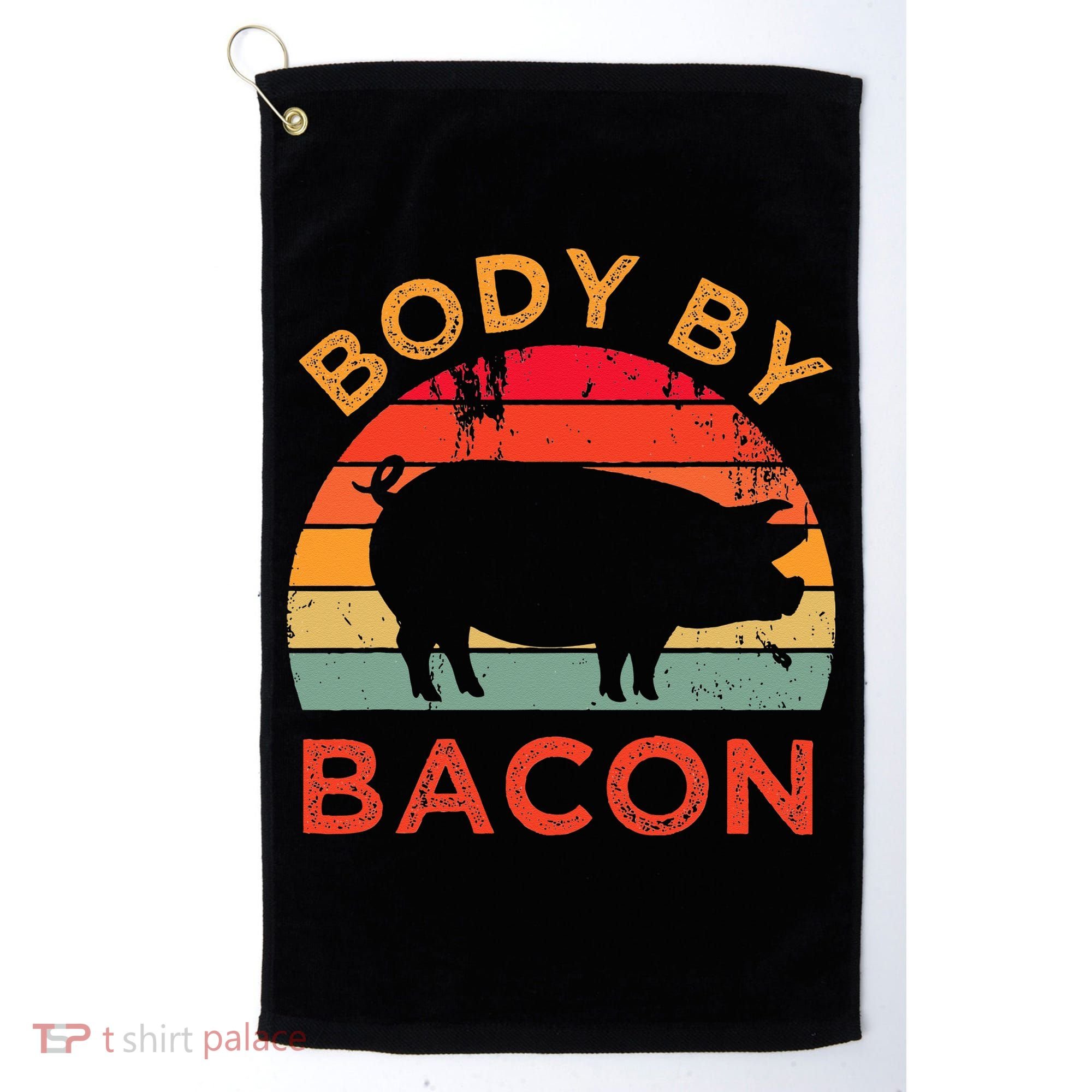 Body By Bacon For Low Carb High Fat Ketogenic Diet Golf Towel