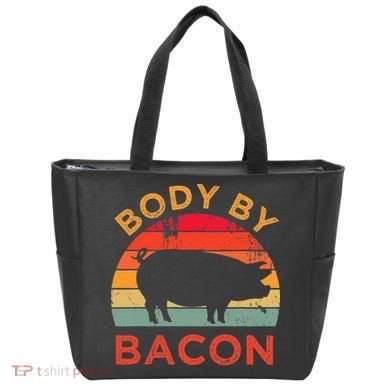 Body By Bacon For Low Carb High Fat Ketogenic Diet Tote Bag