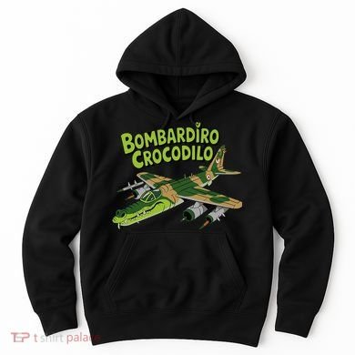 Boy Bombardilo Bombardier Crocodilo Italian Brainrot Hoodie