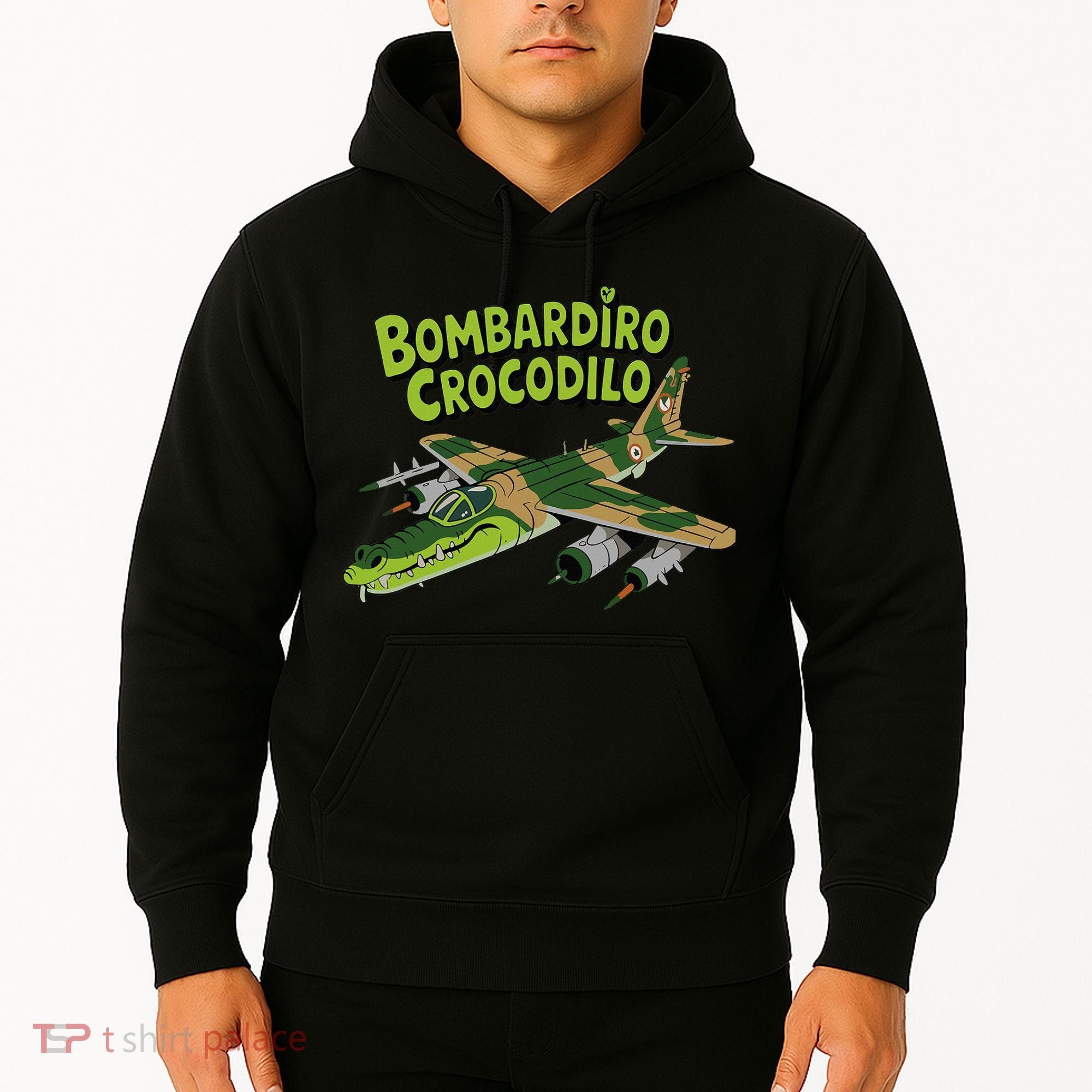 Boy Bombardilo Bombardier Crocodilo Italian Brainrot Hoodie