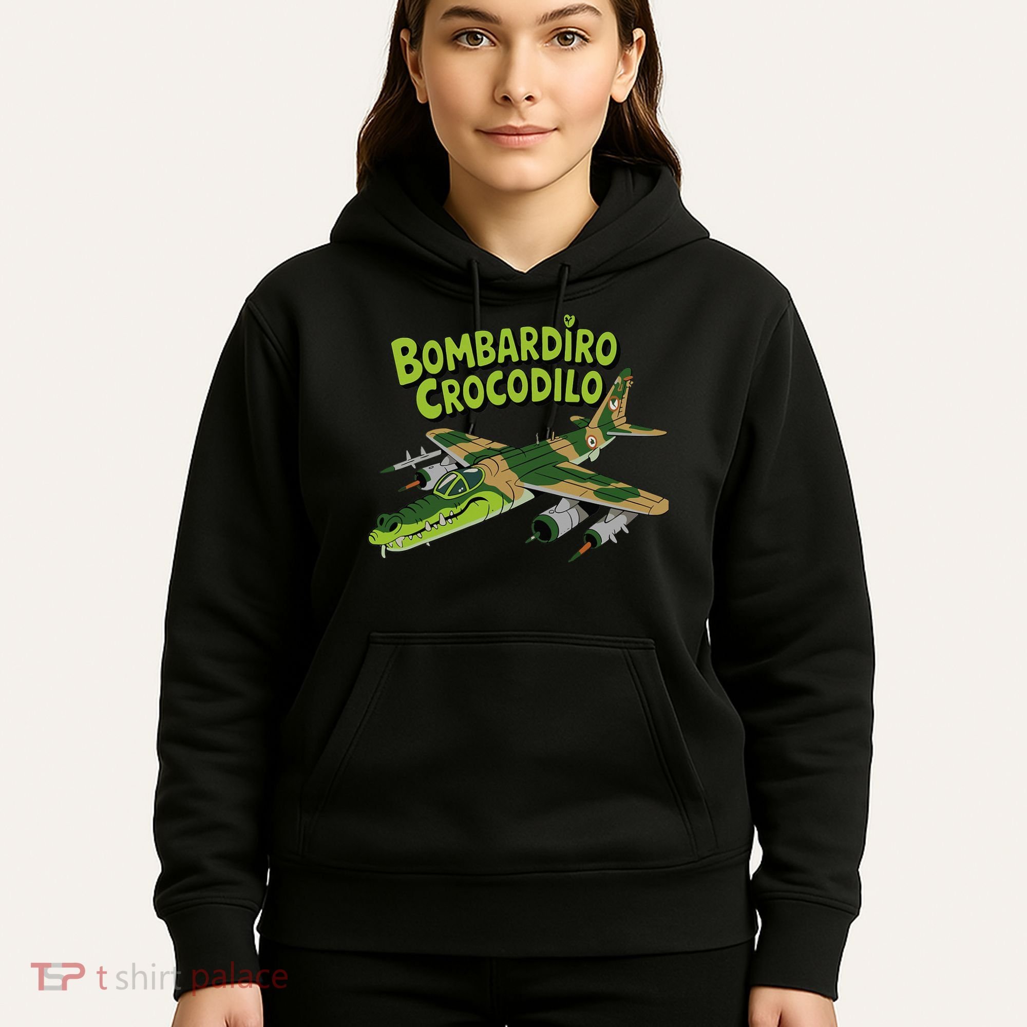 Boy Bombardilo Bombardier Crocodilo Italian Brainrot Hoodie