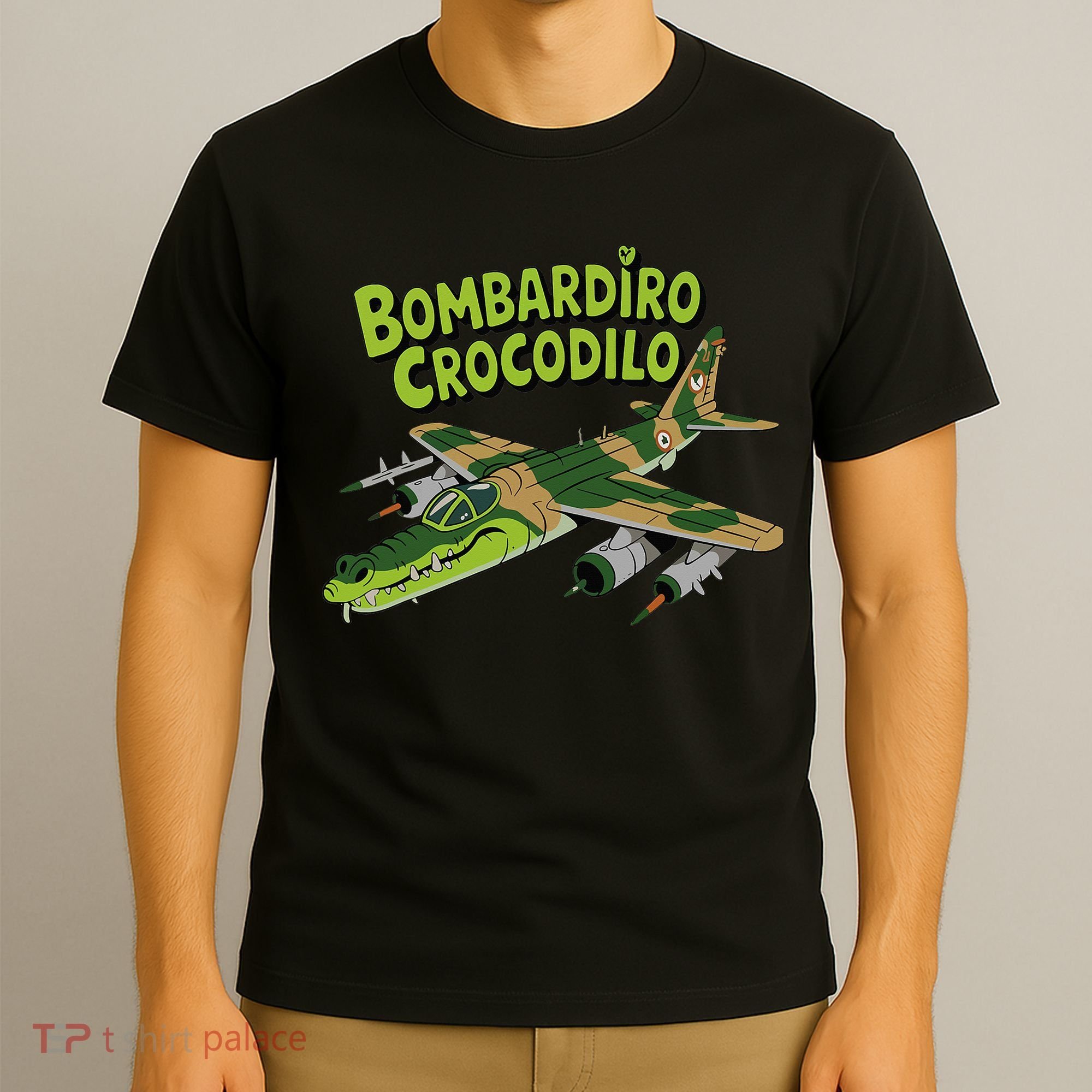 Boy Bombardilo Bombardier Crocodilo Italian Brainrot T-Shirt