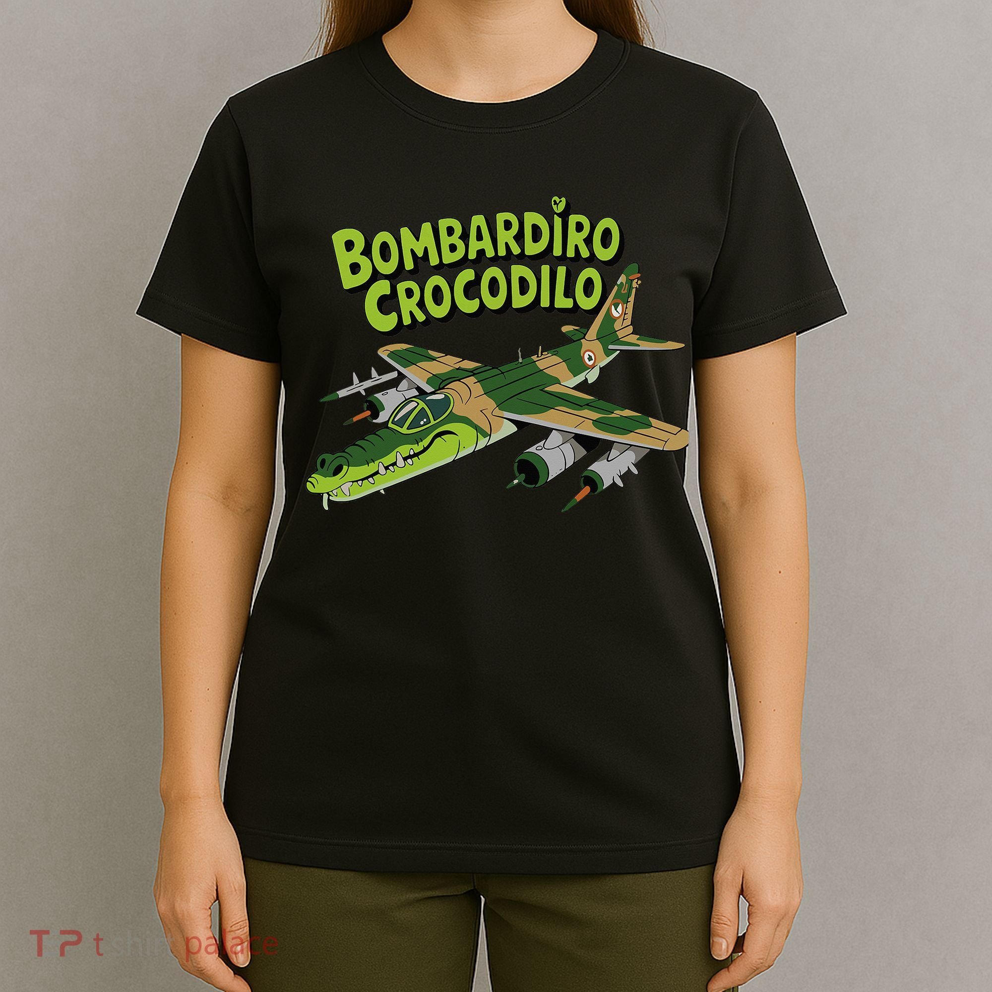Boy Bombardilo Bombardier Crocodilo Italian Brainrot T-Shirt