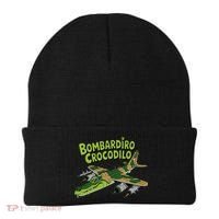 Boy Bombardilo Bombardier Crocodilo Italian Brainrot Beanie thumb 0