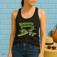 Boy Bombardilo Bombardier Crocodilo Italian Brainrot Women's Tank Top thumb 2