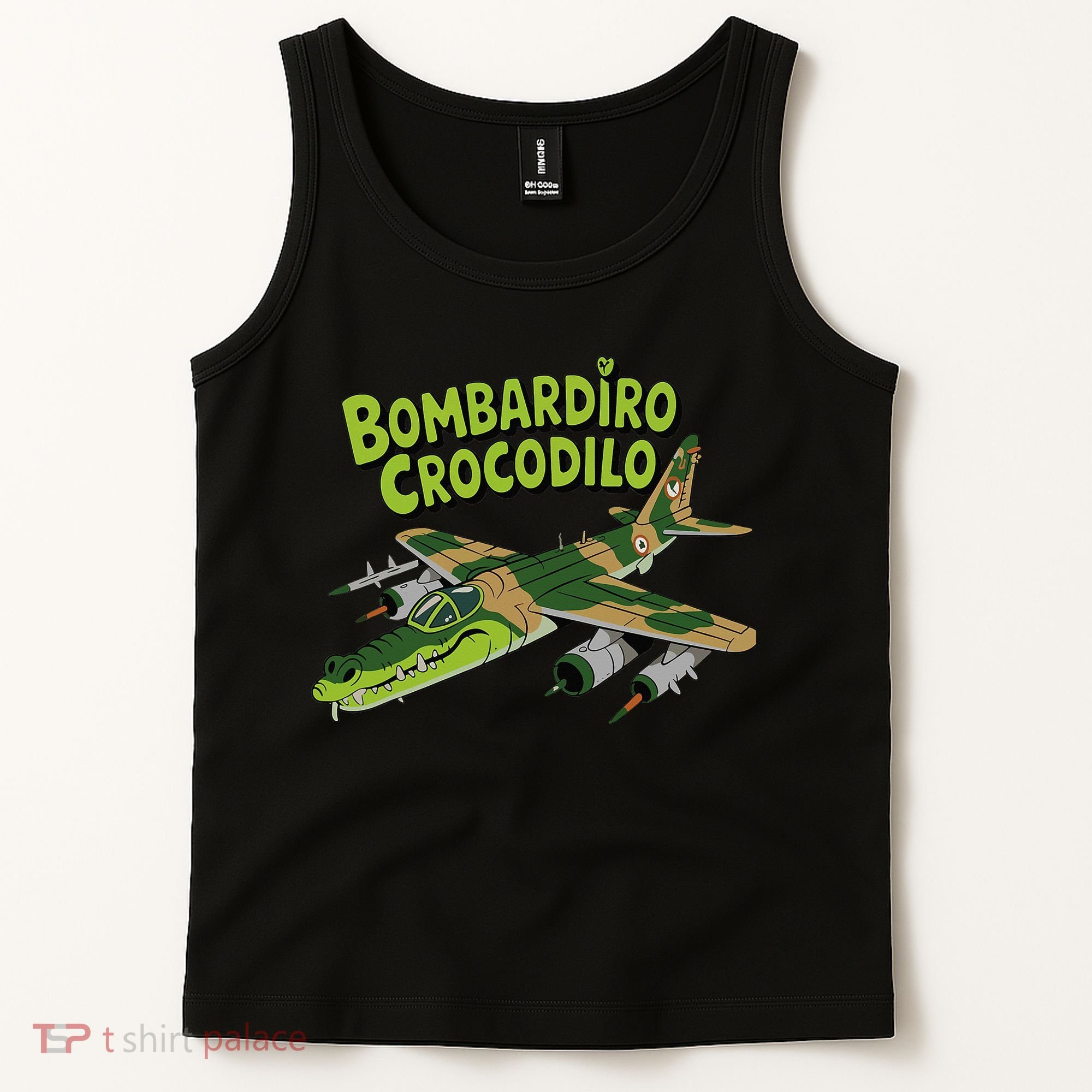 Boy Bombardilo Bombardier Crocodilo Italian Brainrot Tank Top