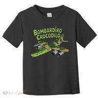 Boy Bombardilo Bombardier Crocodilo Italian Brainrot Toddler T-Shirt thumb 0