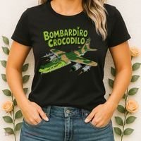 Boy Bombardilo Bombardier Crocodilo Italian Brainrot Women's T-Shirt thumb 2