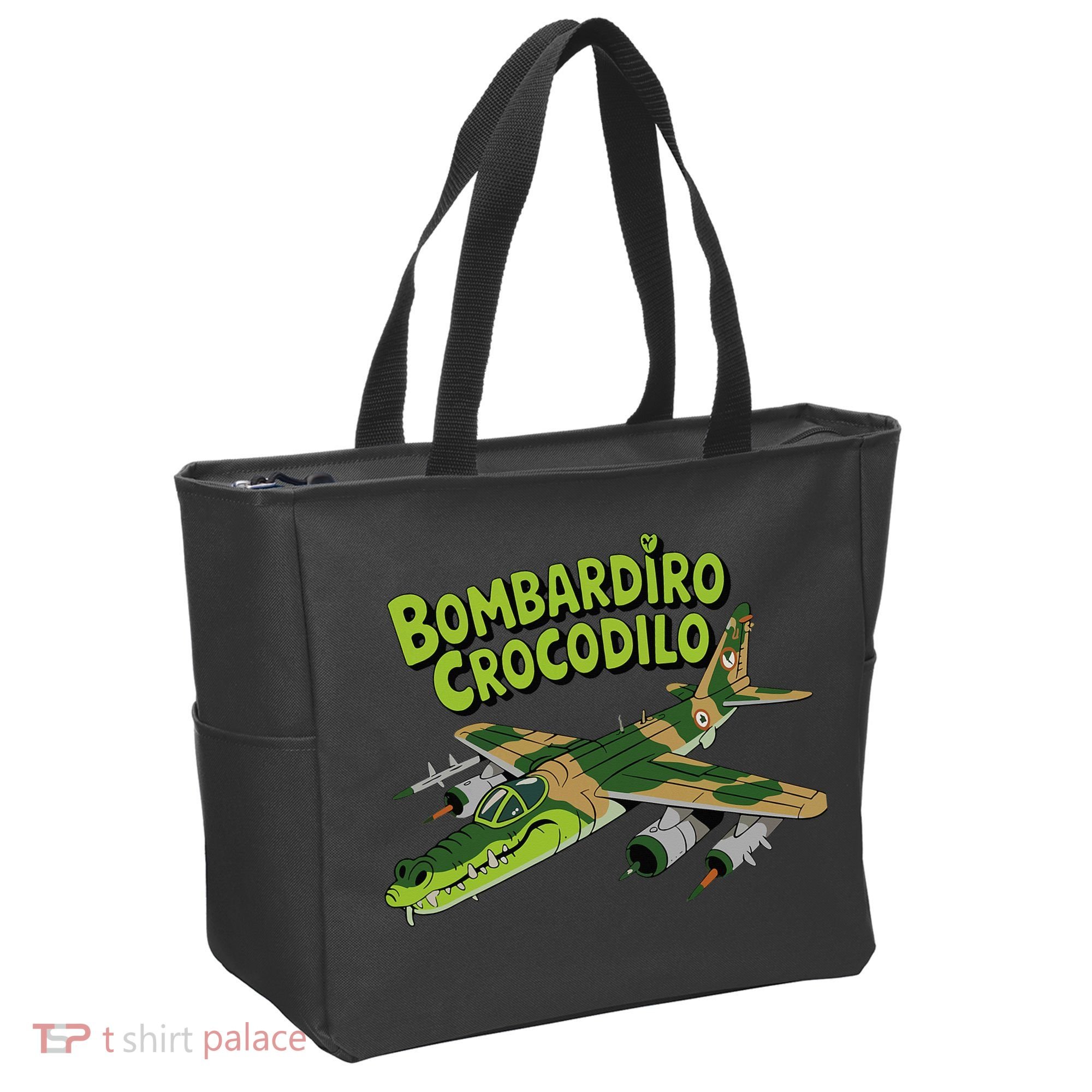 Boy Bombardilo Bombardier Crocodilo Italian Brainrot Tote Bag