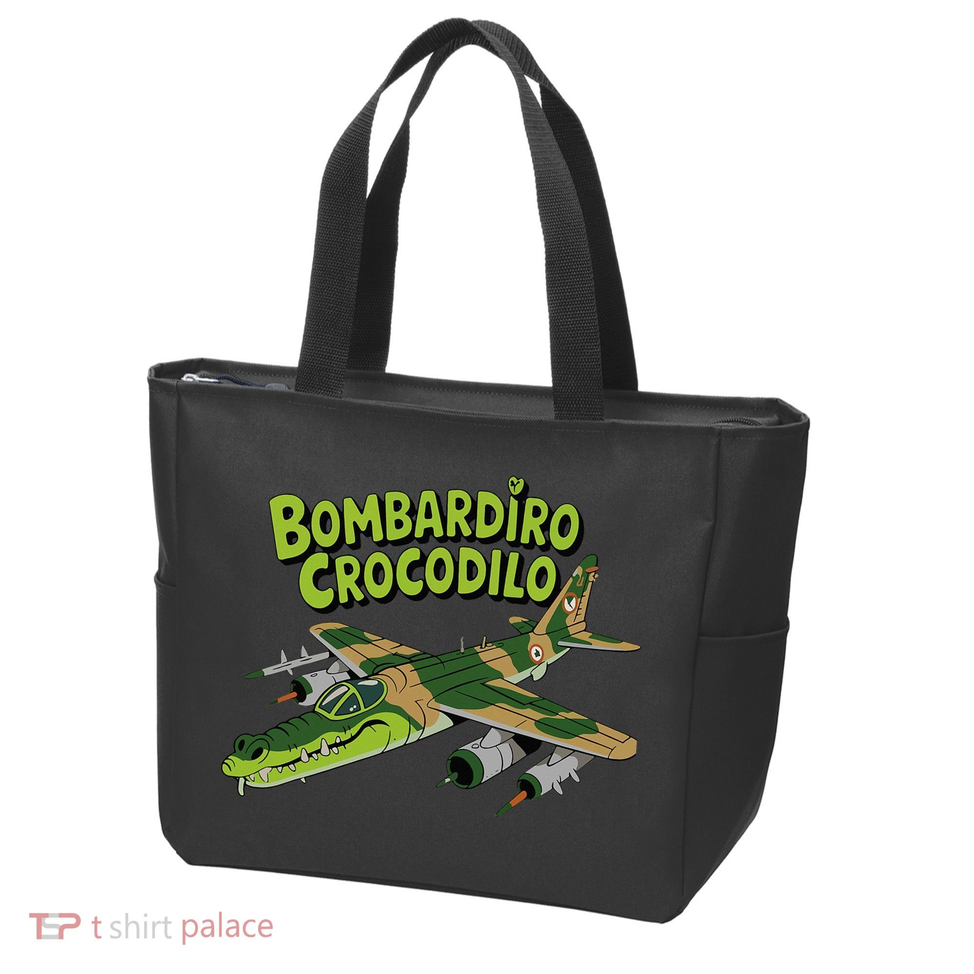 Boy Bombardilo Bombardier Crocodilo Italian Brainrot Tote Bag