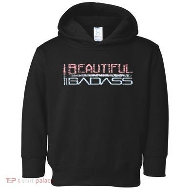 Beautiful Badass Toddler Hoodie