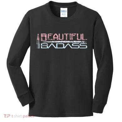 Beautiful Badass Kids Long Sleeve Shirt
