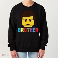 Block Brick Building Brother Master Builder Matching Family Women's Sweatshirt thumb 0