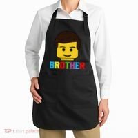 Block Brick Building Brother Master Builder Matching Family Apron thumb 2