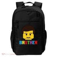 Block Brick Building Brother Master Builder Matching Family Backpack thumb 0
