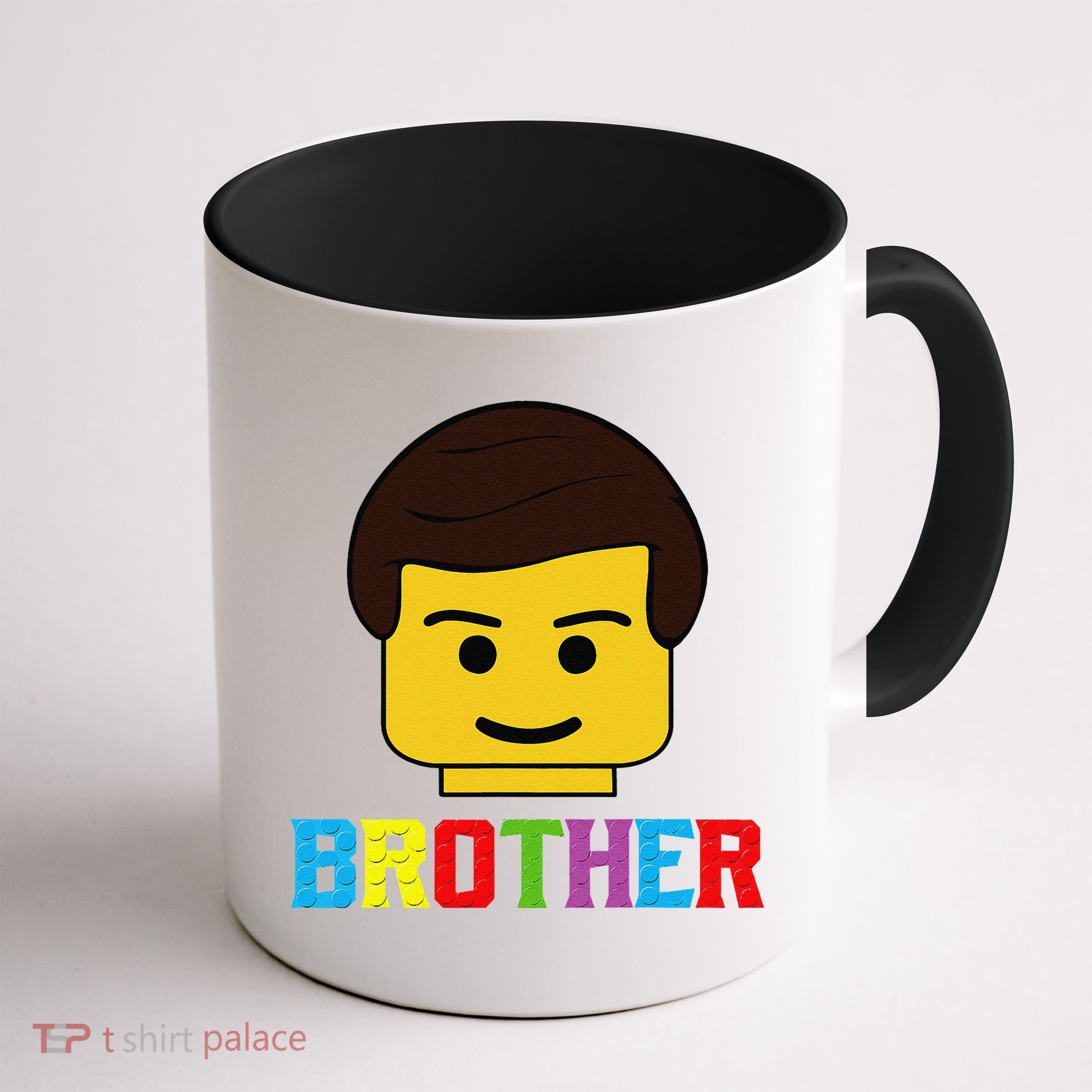 Block Brick Building Brother Master Builder Matching Family Coffee Mug