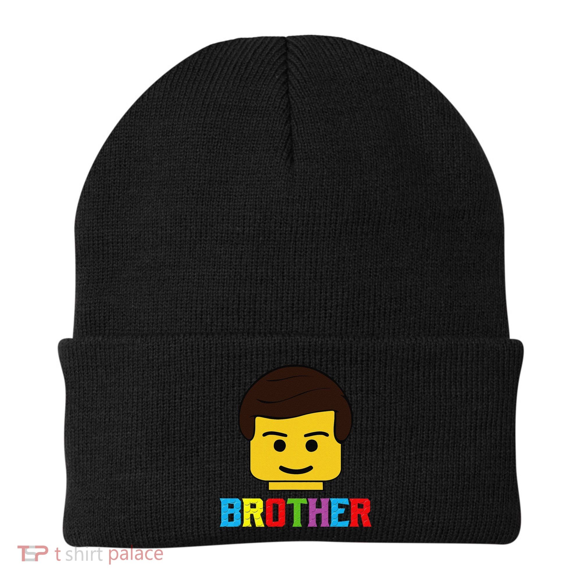 Block Brick Building Brother Master Builder Matching Family Beanie