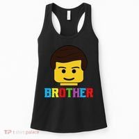 Block Brick Building Brother Master Builder Matching Family Women's Tank Top thumb 0