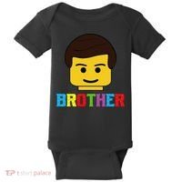 Block Brick Building Brother Master Builder Matching Family Baby Bodysuit thumb 0