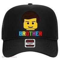 Block Brick Building Brother Master Builder Matching Family Hat thumb 0