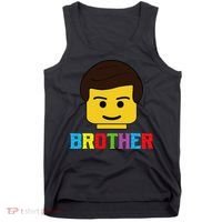 Block Brick Building Brother Master Builder Matching Family Tank Top thumb 0