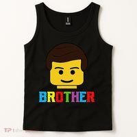 Block Brick Building Brother Master Builder Matching Family Tank Top thumb 2