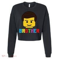 Block Brick Building Brother Master Builder Matching Family Cropped Pullover Crew thumb 0