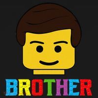 Block Brick Building Brother Master Builder Matching Family Cropped Pullover Crew thumb 4