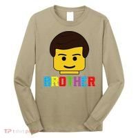 Block Brick Building Brother Master Builder Matching Family Long Sleeve Shirt thumb 0