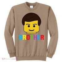 Block Brick Building Brother Master Builder Matching Family Sweatshirt thumb 0