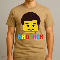Block Brick Building Brother Master Builder Matching Family T-Shirt thumb 3