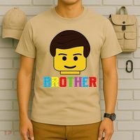Block Brick Building Brother Master Builder Matching Family T-Shirt thumb 6