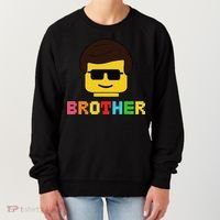 Block Brick Building Brother Master Builder Matching Family Women's Sweatshirt thumb 0