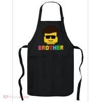 Block Brick Building Brother Master Builder Matching Family Apron thumb 0
