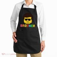 Block Brick Building Brother Master Builder Matching Family Apron thumb 2