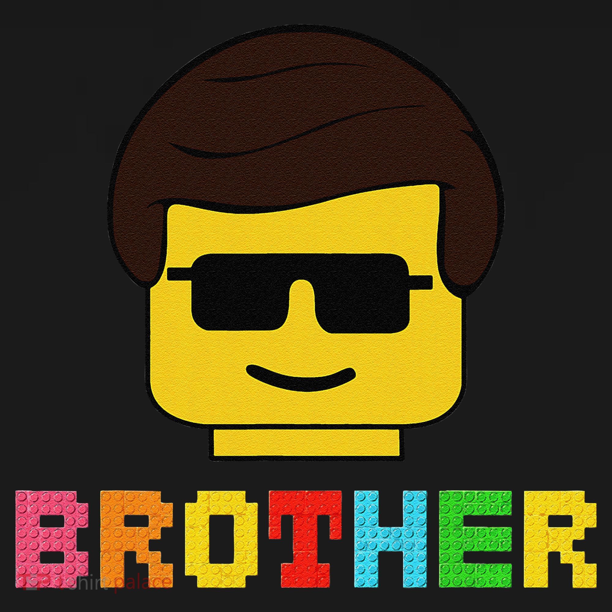 Block Brick Building Brother Master Builder Matching Family Apron