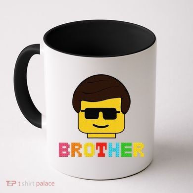 Block Brick Building Brother Master Builder Matching Family Coffee Mug