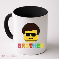 Block Brick Building Brother Master Builder Matching Family Coffee Mug thumb 0