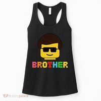 Block Brick Building Brother Master Builder Matching Family Women's Tank Top thumb 0