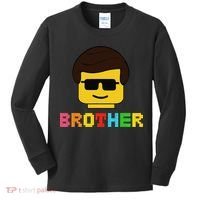 Block Brick Building Brother Master Builder Matching Family Kids Long Sleeve Shirt thumb 0