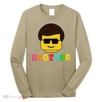 Block Brick Building Brother Master Builder Matching Family Long Sleeve Shirt thumb 0