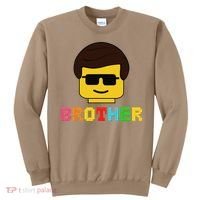 Block Brick Building Brother Master Builder Matching Family Sweatshirt thumb 0