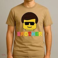 Block Brick Building Brother Master Builder Matching Family T-Shirt thumb 3