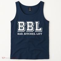 Bbl Bad Bitches Lift Funny Lifting Weight Workout Fitness Tank Top thumb 2