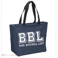 Bbl Bad Bitches Lift Funny Lifting Weight Workout Fitness Tote Bag thumb 2