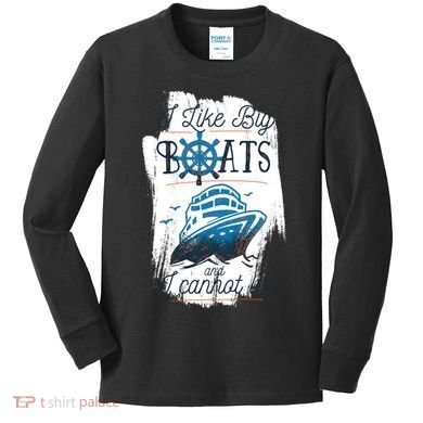Big Boats Kids Long Sleeve Shirt
