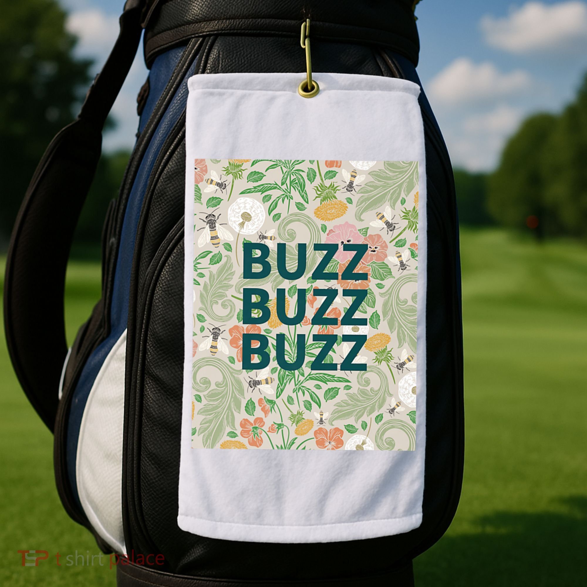 Buzz Buzz Buzz Golf Towel